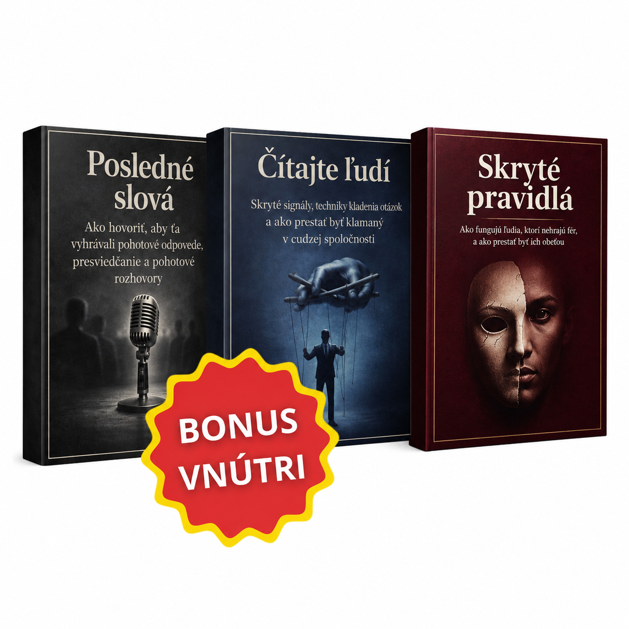 Čítajte ľudí + Posledné slovo + Skryté pravidlá + BONUS
